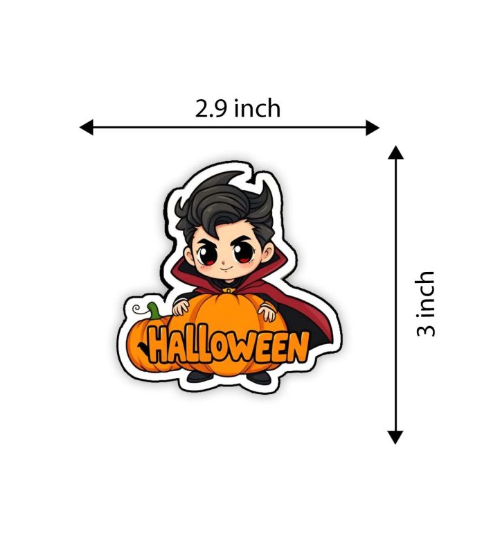 Wooden Fridge Magnet for Refrigerator Stylish  Decorative Items for Kitchen  Magnet for Almirah  Washing Machine  Indian Souvenir Gift Items (Halloween)